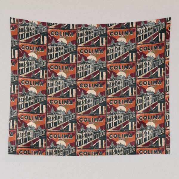 Item preview, Colima Mexico Vintage Travel Tourism designed and sold by TravelersGems.