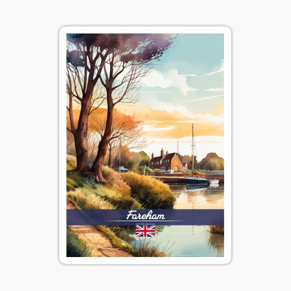 Item preview, Fareham UK Travel designed and sold by Thistle-TShop.