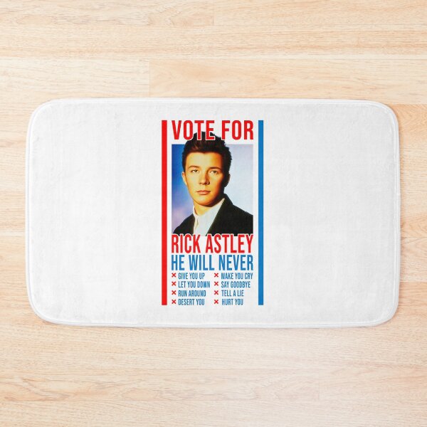 Item preview, Vote for Rick Astley designed and sold by ARKIRA - 100% authentic designs of the highest quality..