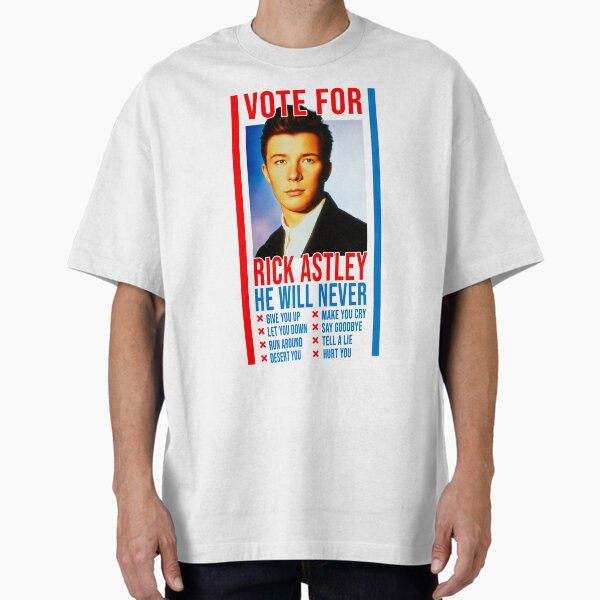 Item preview, Vote for Rick Astley designed and sold by ARKIRA.