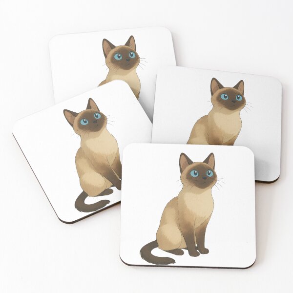 Item preview, Siamese cat Ghibli designed and sold by Renartdesign.