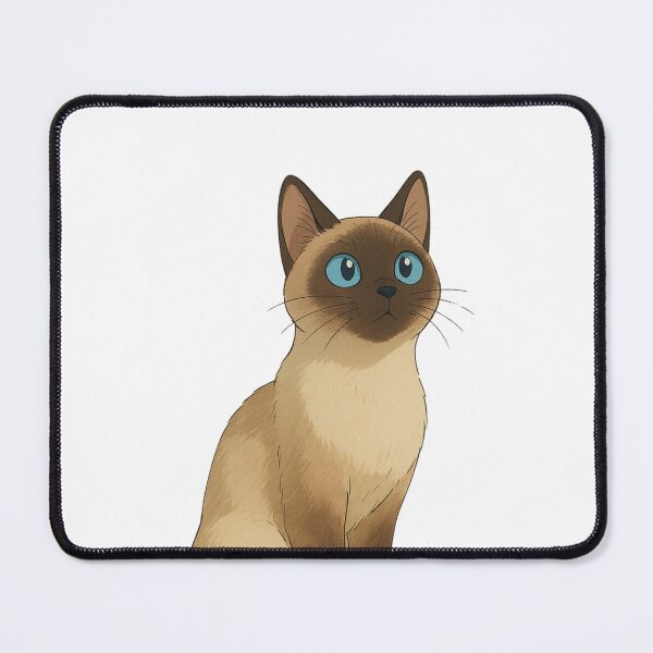 Item preview, Siamese cat Ghibli designed and sold by Renartdesign.