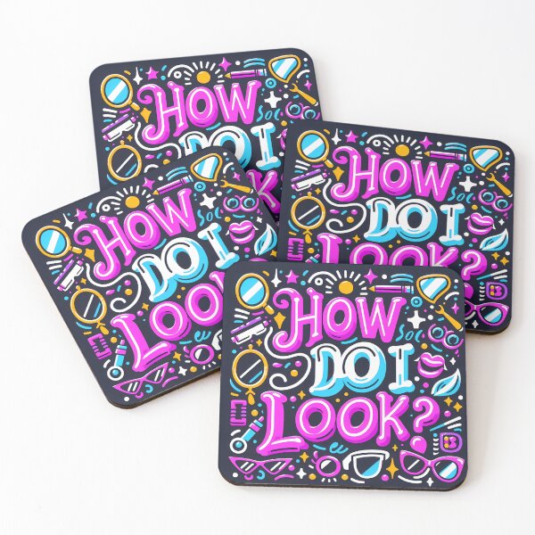Item preview, "How Do I Look? – A Playful and Vibrant Visual designed and sold by aminz4.