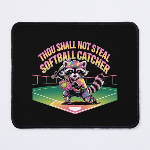 Item preview, Thou Shall Not Steal Softball Catcher designed and sold by TrendsLook.