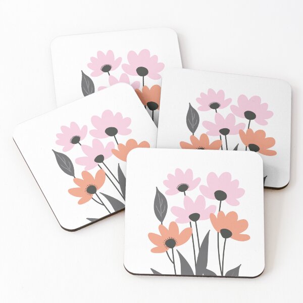 Item preview, Minimalist hand drawn flower leaf Set 01 designed and sold by Itjung-Room.