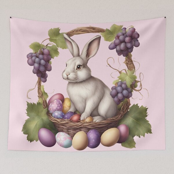 Item preview, Easter bunny, Easter eggs, beautiful flowers designed and sold by Sugar Wisdom .