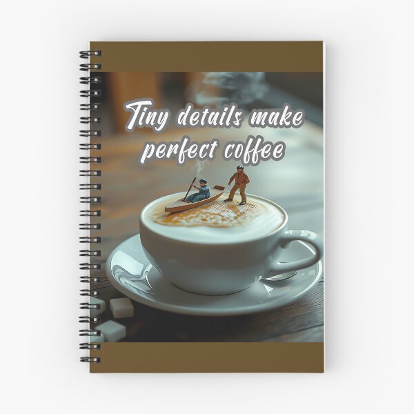 Item preview, Tiny Details Make Perfect Coffee designed and sold by Surreallytee.