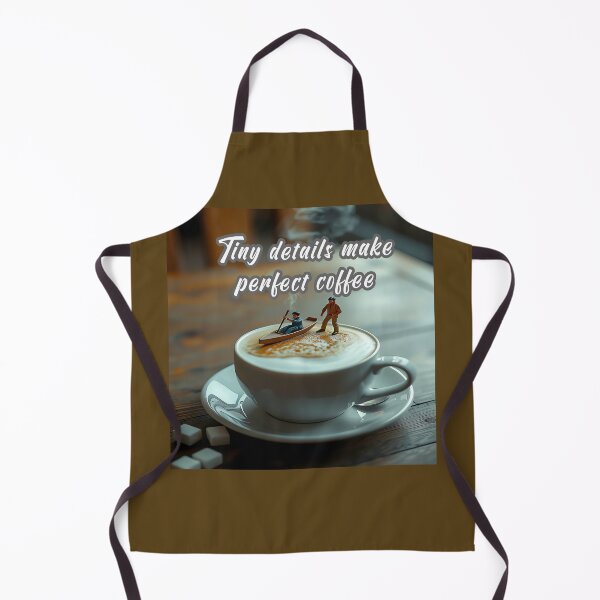 Item preview, Tiny Details Make Perfect Coffee designed and sold by Surreallytee.