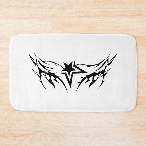 Item preview, Black Goth Emo Star Graphic Tribal designed and sold by Dem0r.