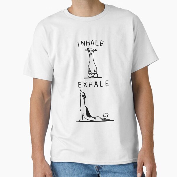 Item preview, Inhale Exhale Whippet designed and sold by Huebucket.
