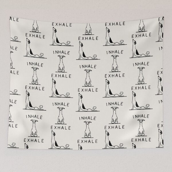 Item preview, Inhale Exhale Whippet designed and sold by Huebucket.