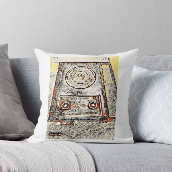 Fish Hook 2 Throw Pillow