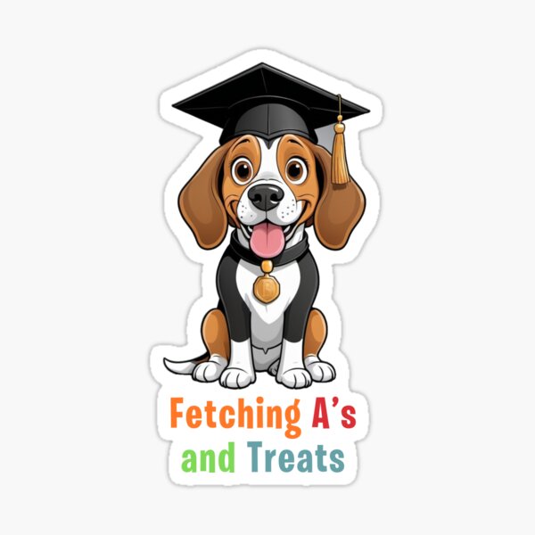 Item preview, Funny Beagle Portrait  - Comic Student Gift  -  Goofy Dog & Cat Owner Gifts – Humor Pet Lover Design  designed and sold by KoraTalks.