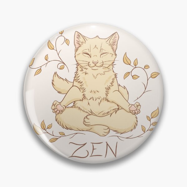 Item preview, Zen Cat's meditation designed and sold by PlumeHarfang.