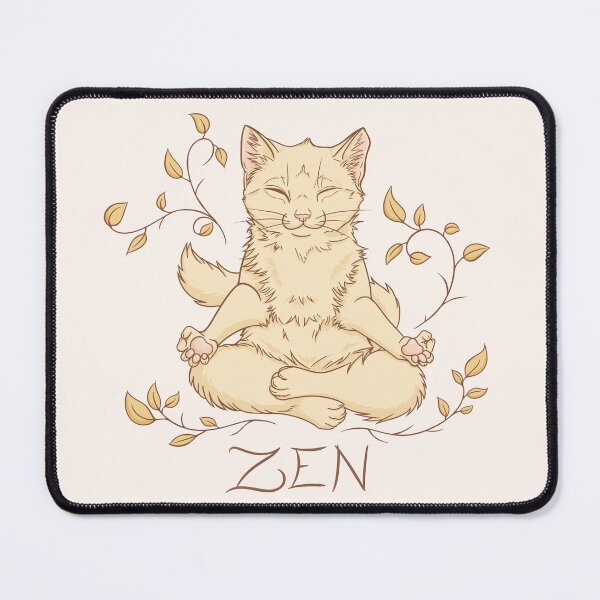 Item preview, Zen Cat's meditation designed and sold by PlumeHarfang.