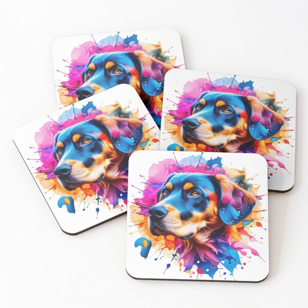 Item preview, Dog vs Colour Splash designed and sold by IImagineArtAi.
