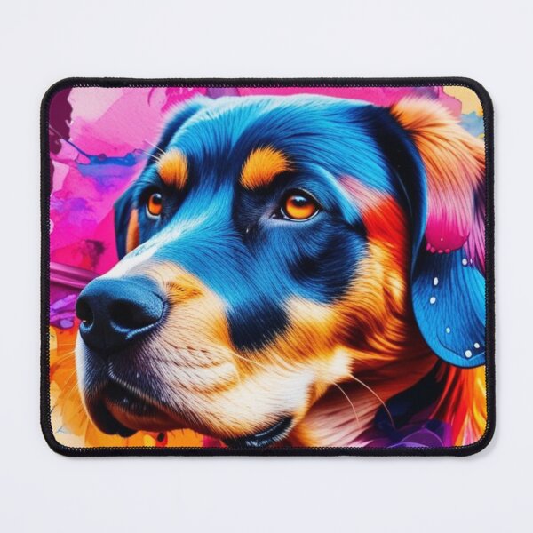 Item preview, Dog vs Colour Splash designed and sold by IImagineArtAi.