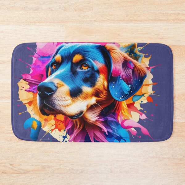 Item preview, Dog vs Colour Splash designed and sold by IImagineArtAi.