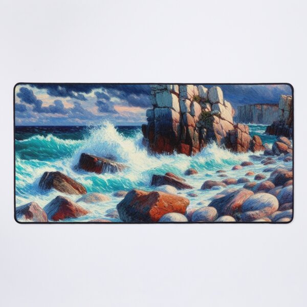 Item preview, Stormy coast in chaos designed and sold by Sigtrix.