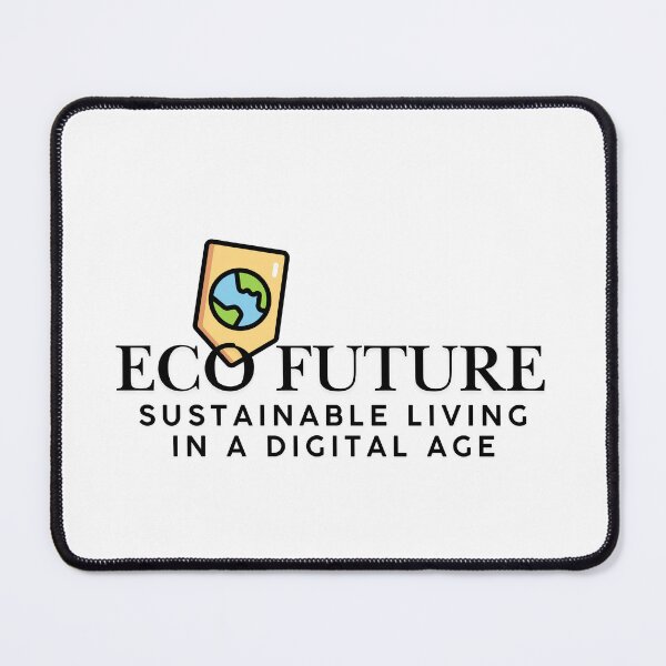 Item preview, Eco Future – Sustainable Living in a Digital Age designed and sold by StickersOfficiel.