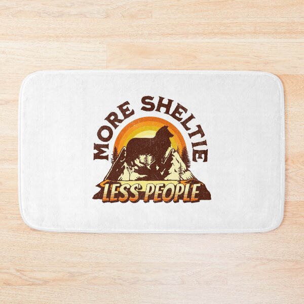 Item preview, More Sheltie Less People Vintage Hiking Camping Gift designed and sold by Guarddogdrive.