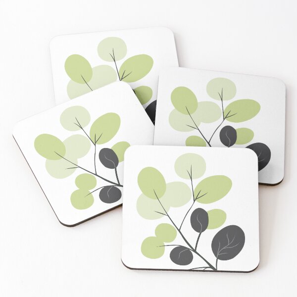 Item preview, Minimalist hand drawn flower leaf Set 05 designed and sold by Itjung-Room.