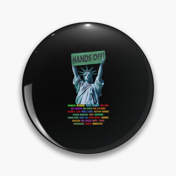 Item preview, Resist Liberty - Hands Off Protest designed and sold by Spaceslafr.