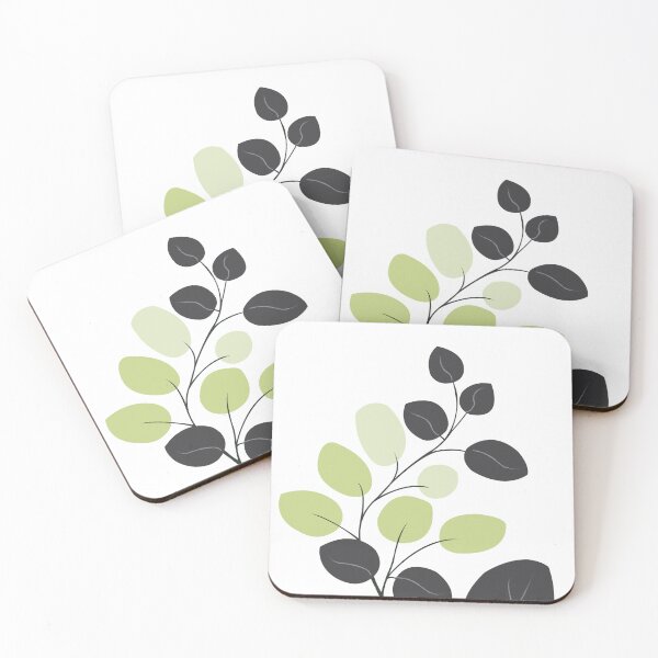 Item preview, Minimalist hand drawn flower leaf Set 06 designed and sold by Itjung-Room.