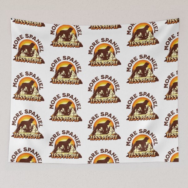 Item preview, More Cocker Spaniel Less People Vintage Hiking Camping Gift designed and sold by Guarddogdrive.