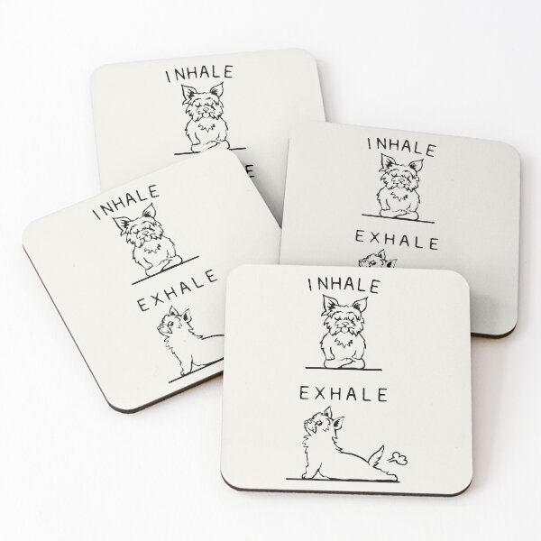 Item preview, Inhala, exhala, Chorkie designed and sold by Huebucket.