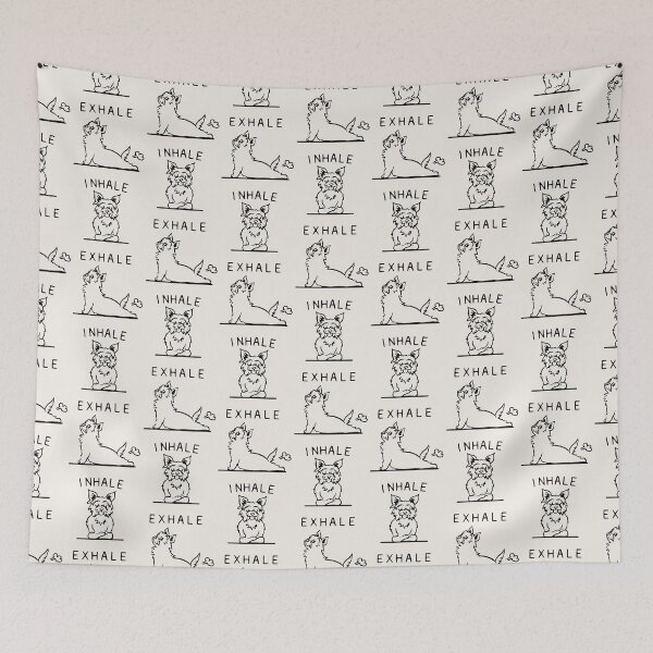 Item preview, Inhala, exhala, Chorkie designed and sold by Huebucket.