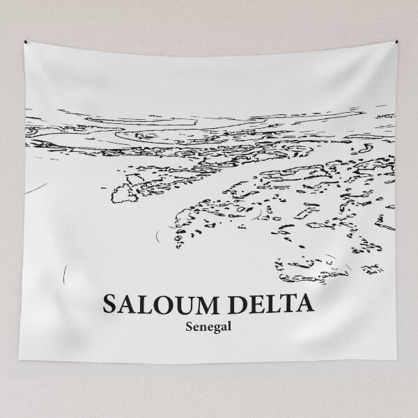 Item preview, Saloum Delta - Senegal designed and sold by Lakeric Cityscapes.