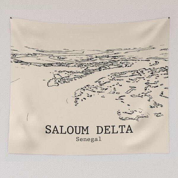 Item preview, Saloum Delta - Senegal designed and sold by Lakeric Cityscapes.