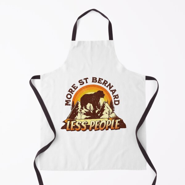 Item preview, More St Bernard Less People Vintage Hiking Camping Gift designed and sold by Guarddogdrive.