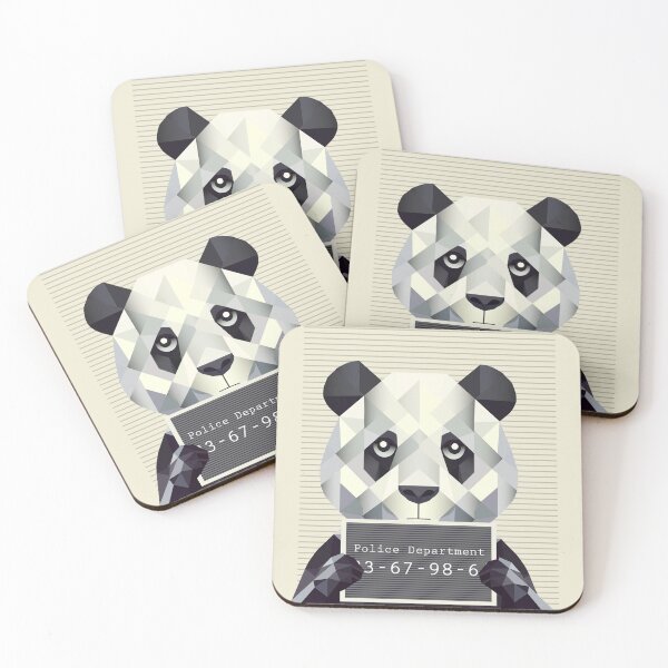 Item preview, Panda Mugshot – Animal Caught! designed and sold by Kisho.