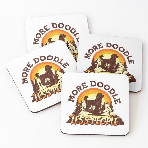 Item preview, More Doodle Less People Vintage Hiking Camping Gift designed and sold by Guarddogdrive.