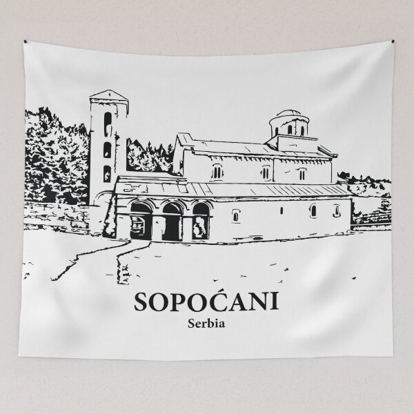 Item preview, Sopoćani - Serbia designed and sold by Lakeric Cityscapes.