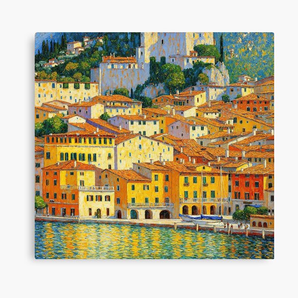 Item preview, Gustav Klimt Malcesine on Lake Garda designed and sold by maniacfitness.