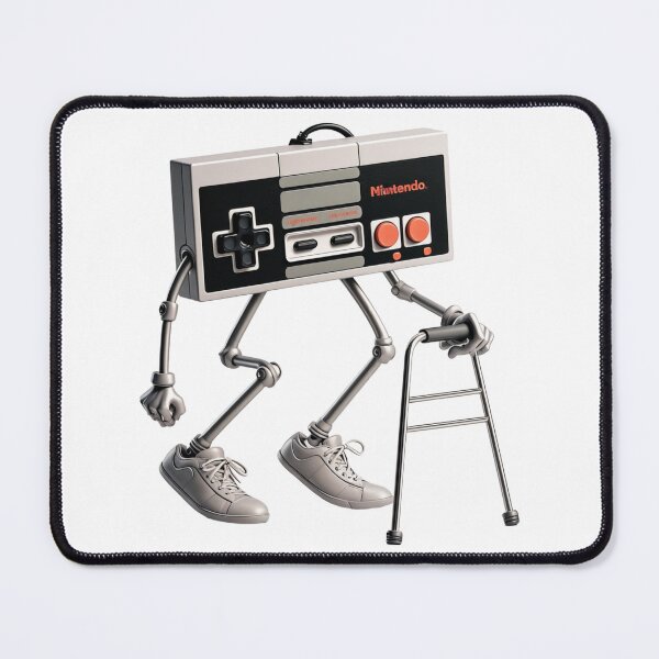 Item preview, Geek Nostalgia - Nintendo Controller Revisited in Humor designed and sold by latelierdechris.