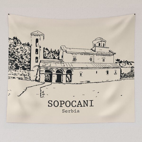Item preview, Sopoćani - Serbia designed and sold by Lakeric Cityscapes.