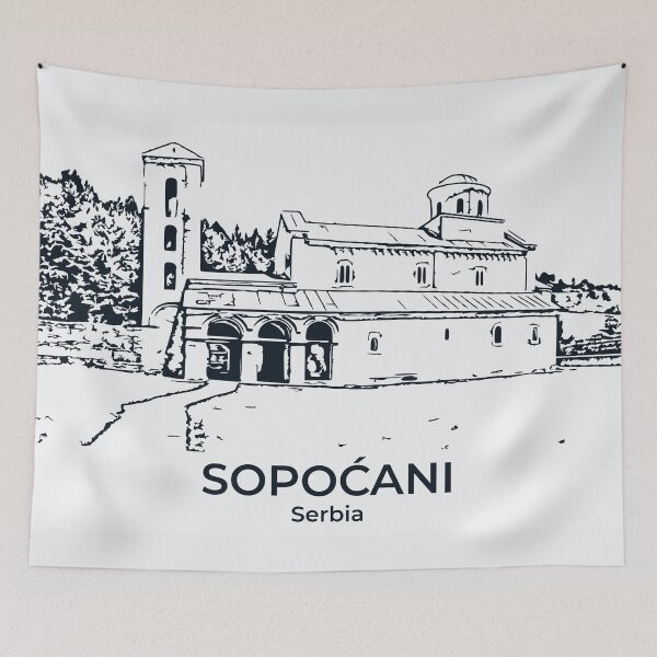 Item preview, Sopoćani - Serbia designed and sold by Lakeric Cityscapes.