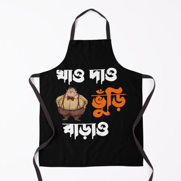 Item preview, Bengali Funny Quote Khao Dao Bhuri Barao | SM Typography Tshirt designed and sold by SM Typography T-shirt.