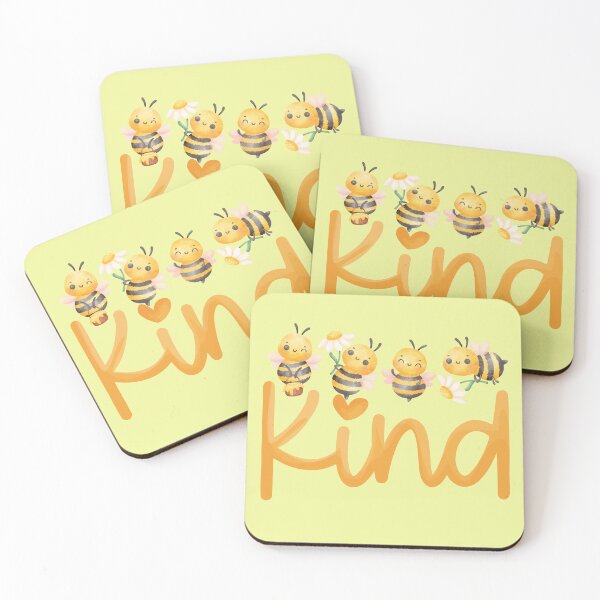 Item preview, Be Kind, Cute Bees with Flowers, Show Love Mental Health Awareness Design designed and sold by Jenaxbelle.