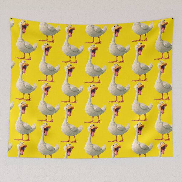 Item preview, Duck white funny designed and sold by BeebooDesign.