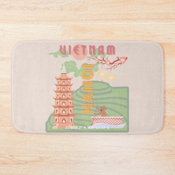 Item preview, Vietnam Travel Art, Vintage designed and sold by Magic Love Art Print.