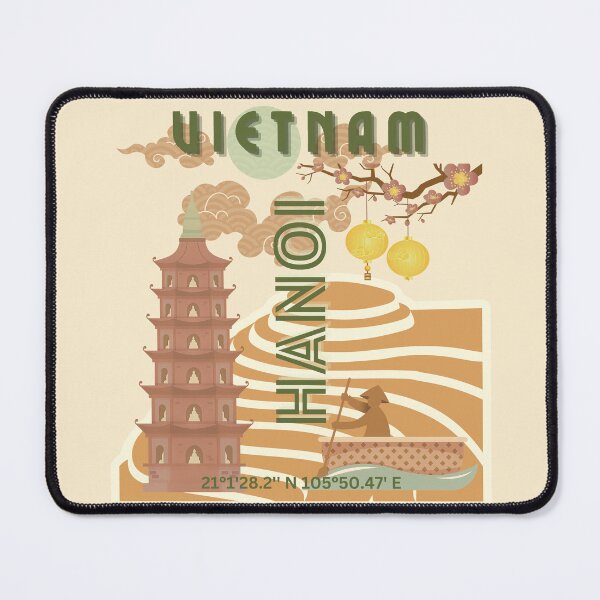 Item preview, Vietnam Travel Art, Vintage designed and sold by Magic Love Art Print.