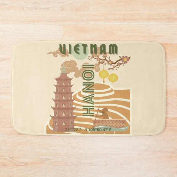 Item preview, Vietnam Travel Art, Vintage designed and sold by Magic Love Art Print.