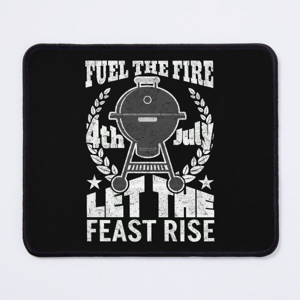 Item preview, Fuel The Fire Black Grill And Laurel Wreath designed and sold by SplashTastic.