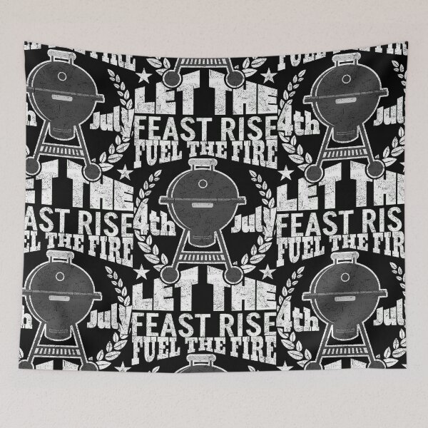 Item preview, Fuel The Fire Black Grill And Laurel Wreath designed and sold by SplashTastic.