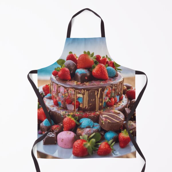 Item preview, Chocolate Cake and Strawberries designed and sold by DesignerChic111.